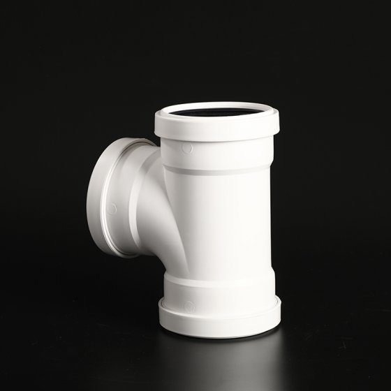 PP壓蓋式柔性承插--順水三通